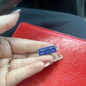 Blue Commissioner's Unit Citation Pin